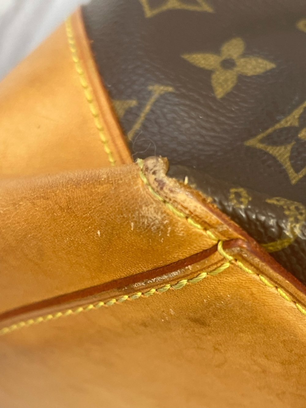 Louis Vuitton Vintage Monogram Coated Canvas Cabas Mezzo Tote - Preowned - Picture 13 of 16